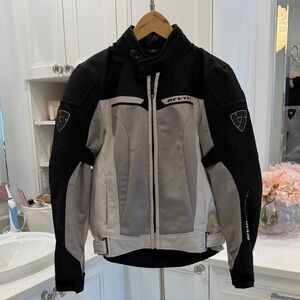 REV'IT! Women's Black and Gray Jacket